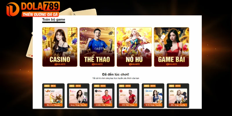 DOLA789 - Nhà cái uy tín, an toàn để chơi cá cược online