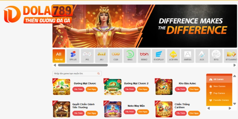 Nhà cái cung cấp kho game nổ hũ phong phú, +1000 lựa chọn